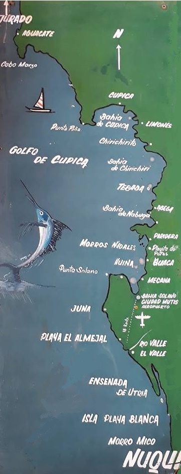 Mapa de Bahía Solano 